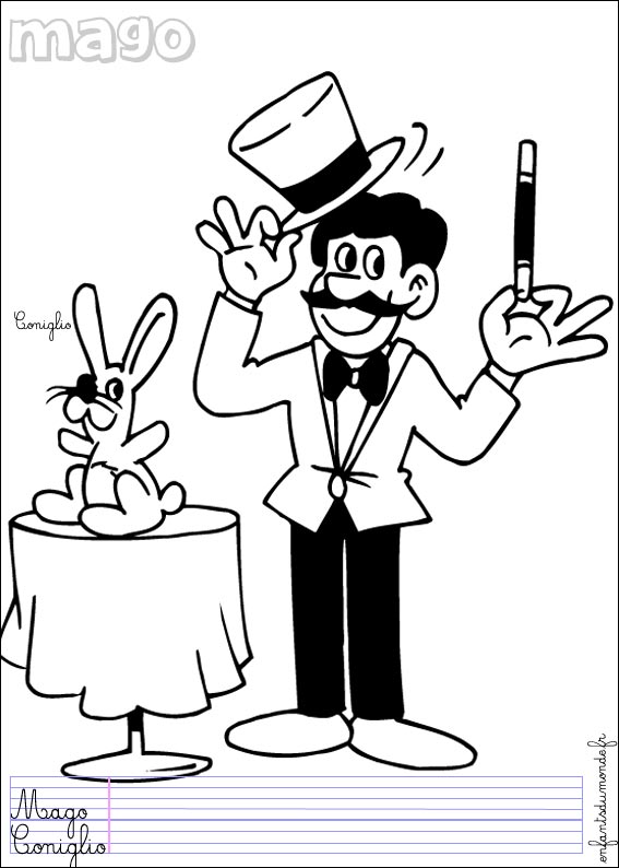 coloriage magicien 2